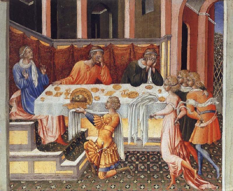 Giovanni di Paolo The Feast of Herod